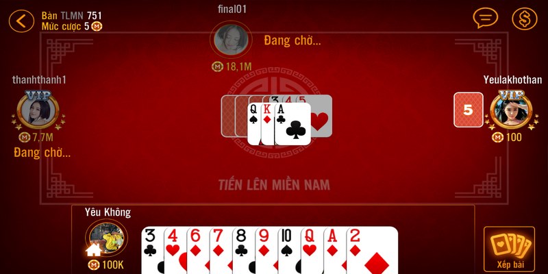 Game bài tiến lên cực đỉnh chỉ có tại TP88